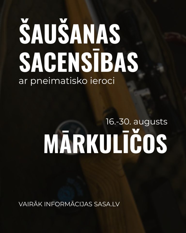 Sacensības ar pneimatisko ieroci SK17,5